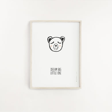 Poster "Dream Big" A4 – Ma'Loulou