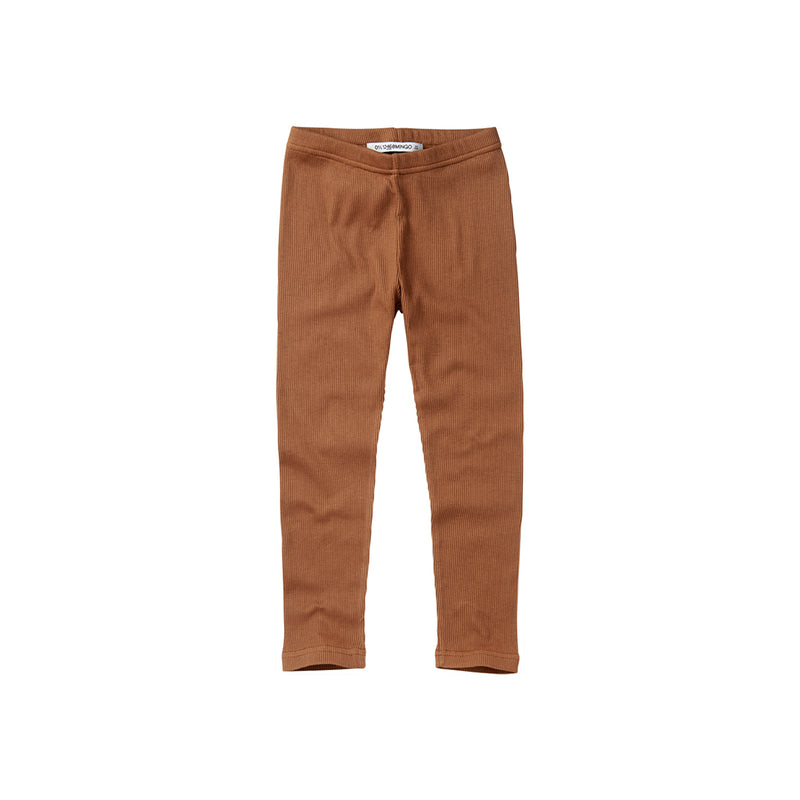 Mingo Kinder Leggings gerippt Warm Earth bei Yay Kids