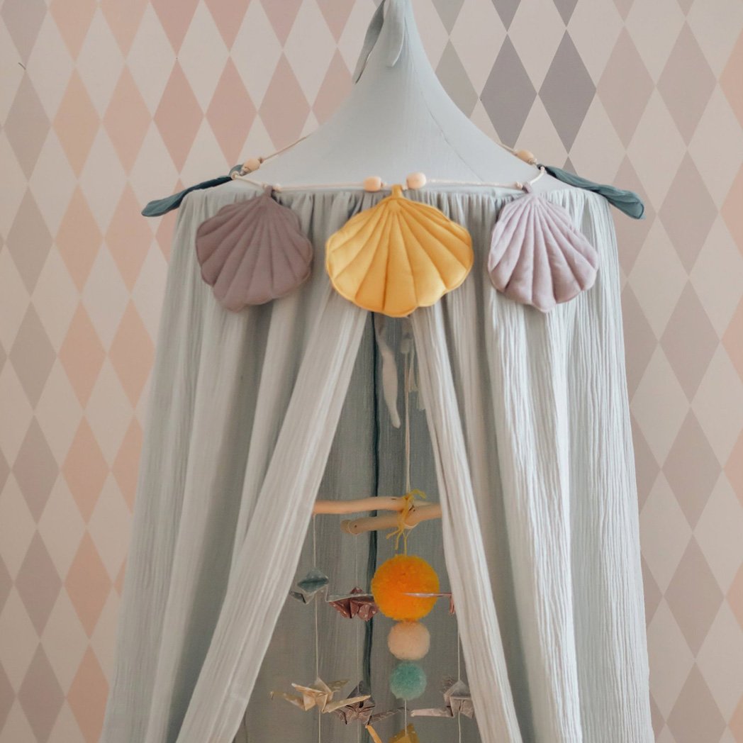 Moi Mili Canopy Kinderzimmer Musselin Mint bei Yay Kids