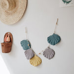Moi Mili Leinen Muschel Girlande Blau bei Yay Kids