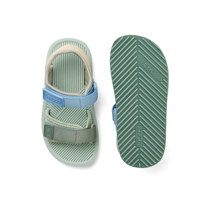 Liewood Kinder Sandalen Monty Dusty mint multi mix bei Yay Kids