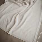 Mushie Baby Strickdecke Ecru bei Yay Kids