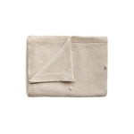 Mushie Baby Strickdecke Dots Ecru bei Yay Kids