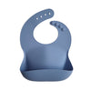 Silicone Baby Bib Powder Blue