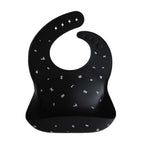 Mushie Baby Silikon Lätzchen Schwarz Zahlen bei Yay Kids