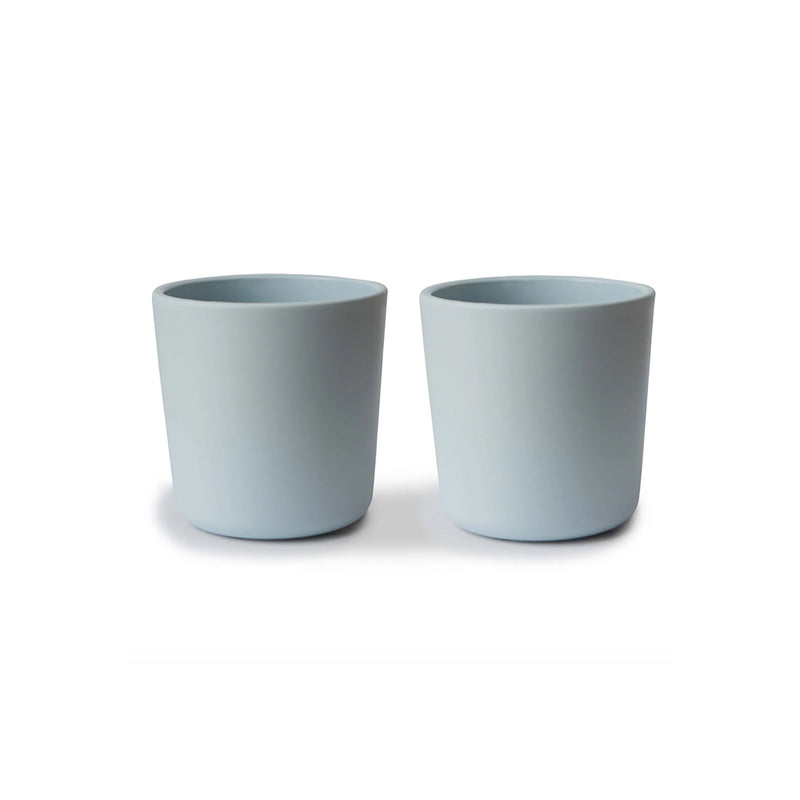 Mushie Kinder Becher Set Powder Blue bei Yay Kids