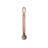 Mushie Fabric Pacifier Clip Blush bei Yay Kids