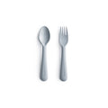 Mushie Kinder Plastik Besteck Set Cloud bei Yay Kids