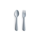 Mushie Kinder Plastik Besteck Set Cloud bei Yay Kids