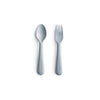 Mushie Kinder Plastik Besteck Set Cloud bei Yay Kids