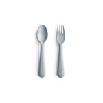 Mushie Kinder Plastik Besteck Set Cloud bei Yay Kids