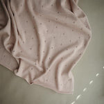 Mushie Baby Strickdecke Pointelle Rosa bei Yay Kids