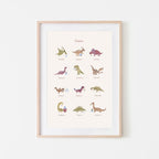 Mushie Kinder Poster Dinosaurier bei Yay Kids