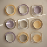 Mushie Kinder Plastik Teller Set Soft Lilac bei Yay Kids