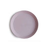 Mushie Kinder Plastik Teller Set Soft Lilac bei Yay Kids