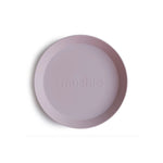 Mushie Kinder Plastik Teller Set Soft Lilac bei Yay Kids