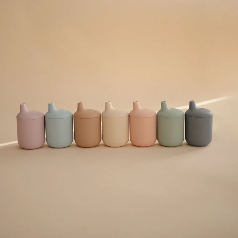 Mushie Kinder Silikon Trinkbecher Soft Lila bei Yay Kids
