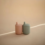 Mushie Kinder Silikon Trinkbecher Soft Lilac bei Yay Kids