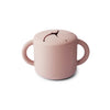 Mushie Baby Silikon Snack Cup Blush bei Yay Kids
