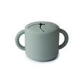Mushie Baby Silikon Snack Cup Cambridge Blue bei Yay Kids