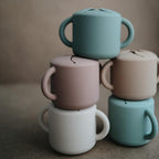 Silikon Snack Becher Cambridge Blue
