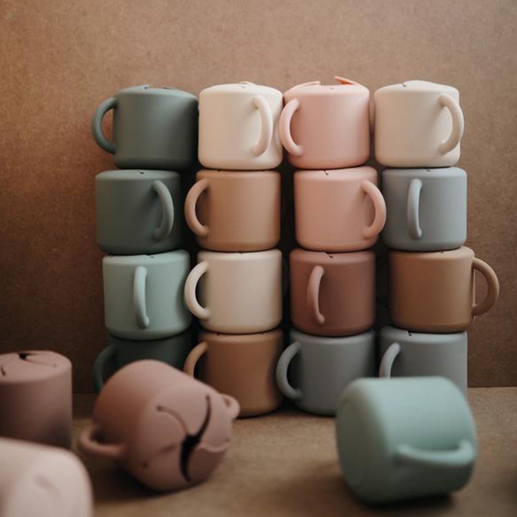Silikon Snack Becher Stone