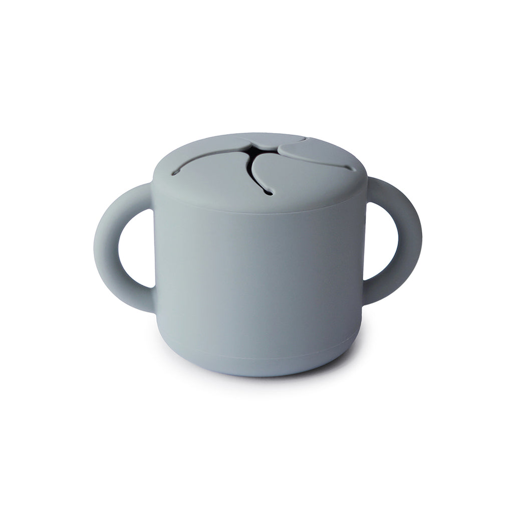 Mushie Baby Silikon Snack Cup Stone bei Yay Kids