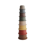 Mushie Babyspielzeug Stapelturm Retro bei Yay Kids