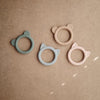 Silicone Teether Cat Blush