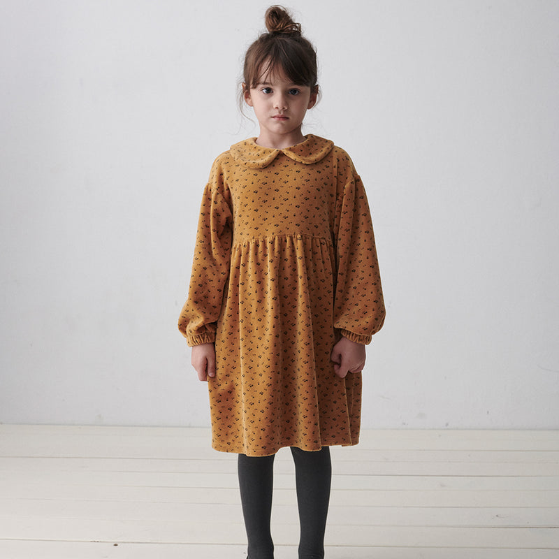 My Little Cozmo Mädchen Samt Kleid Aria Rosa bei Yay Kids