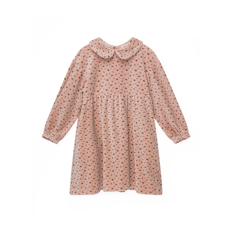 My Little Cozmo Mädchen Samt Kleid Aria Rosa bei Yay Kids
