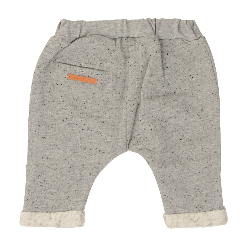 Baby Trainer Hose Speckle Grau Hinterseite Yay Kids