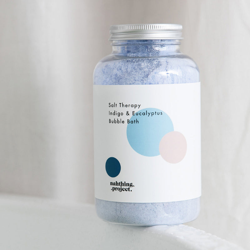 Nahthing Project Kinder Schaumbad Indigo & Eucalyptus Yay Kids