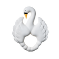 Natruba Baby Beissspielzeug Schwan aus Naturkautschuk bei Yay Kids