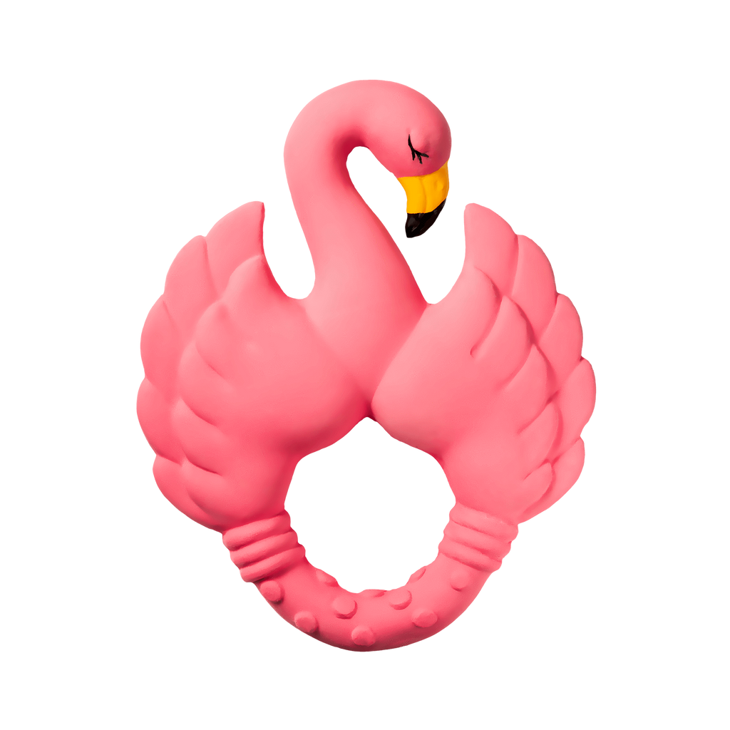 Natruba Baby Beissspielzeug Flamingo aus Naturkautschuk bei Yay Kids