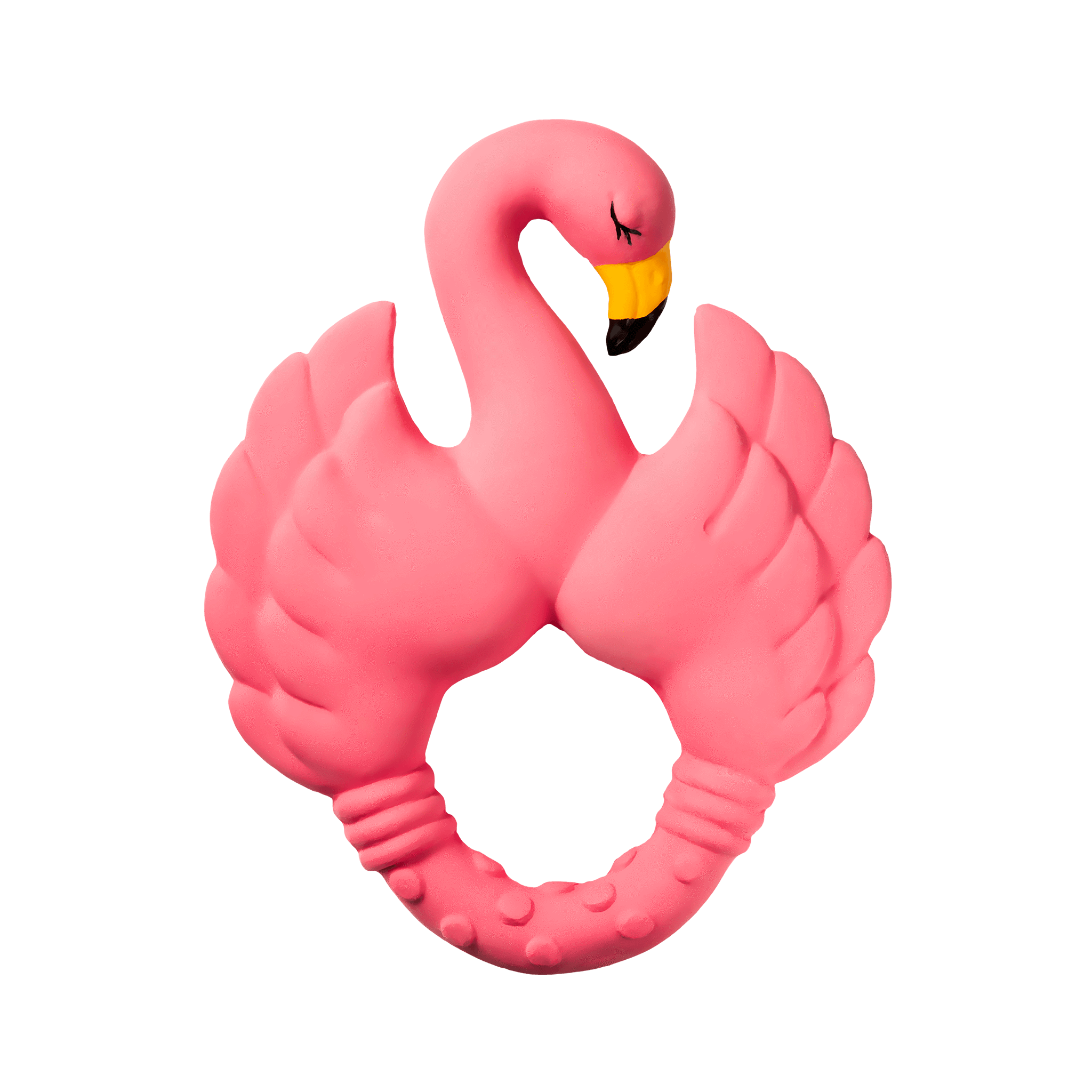 Natruba Baby Beissspielzeug Flamingo aus Naturkautschuk bei Yay Kids