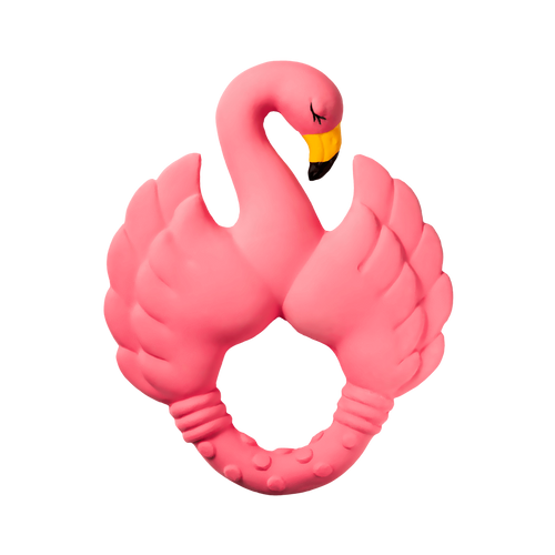 Natruba Baby Beissspielzeug Flamingo aus Naturkautschuk bei Yay Kids