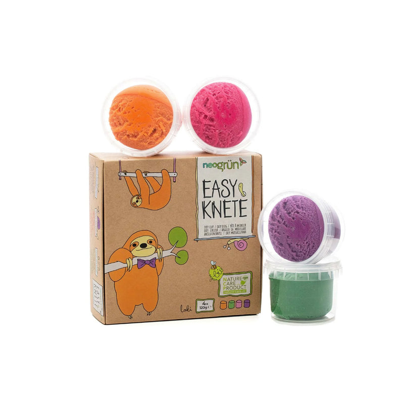 Neogrün Kinder Bio-Knete 4er Set "Loki" bei Yay Kids