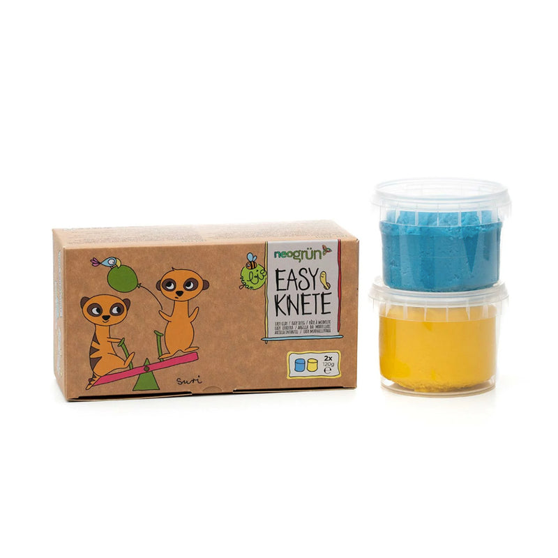 Neogrün Kinder Bio-Knete 2er Set "Suri" Gelb und Blau bei Yay Kids