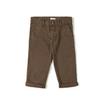 Nixnut Kinder Chino Hose Dunkelbraun bei Yay Kids
