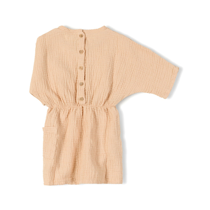 Organic Flow Dress Latte