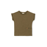 Nixnut Kinder Unisex T-Shirt in Dunkelgrün bei Yay Kids