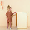 Nixnut Kinder Sommer Frotté Jumpsuit Terracotta bei Yay Kids