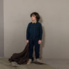 Nixnut Flannel Paperbag Hose Dunkelblau bei Yay Kids