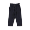 Nixnut Flannel Paperbag Hose Dunkelblau bei Yay Kids