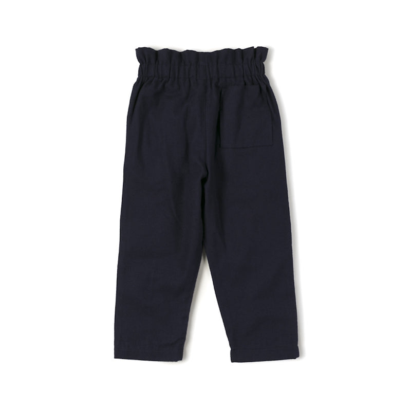 Nixnut Flannel Paperbag Hose Dunkelblau bei Yay Kids