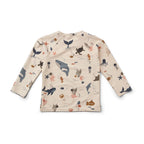 Liewood Kinder UV T-Shirt Noah Sea creature/sandy mix bei Yay Kids