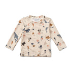 Liewood Kinder UV T-Shirt Noah Sea creature/sandy mix bei Yay Kids