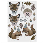 Nuukk Vegane Kinder Tattoos Waldtiere bei Yay Kids