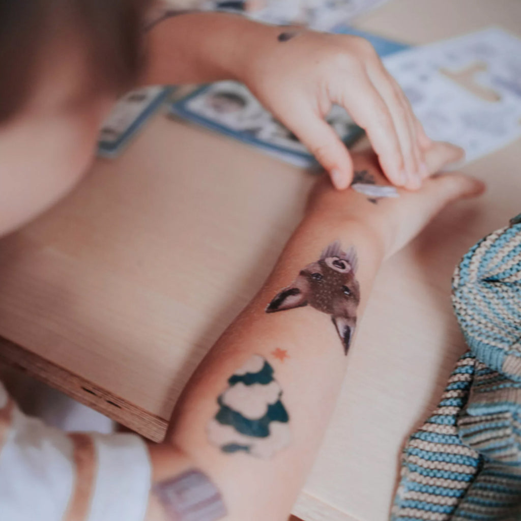Vegane Tattoos Fuchs und Eichhörnchen